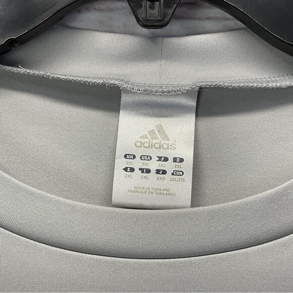 Adidas UT Vols Climalite Activewear Pullover Shirt Men's Size 2XL Gray Orange - Picture 5 of 9